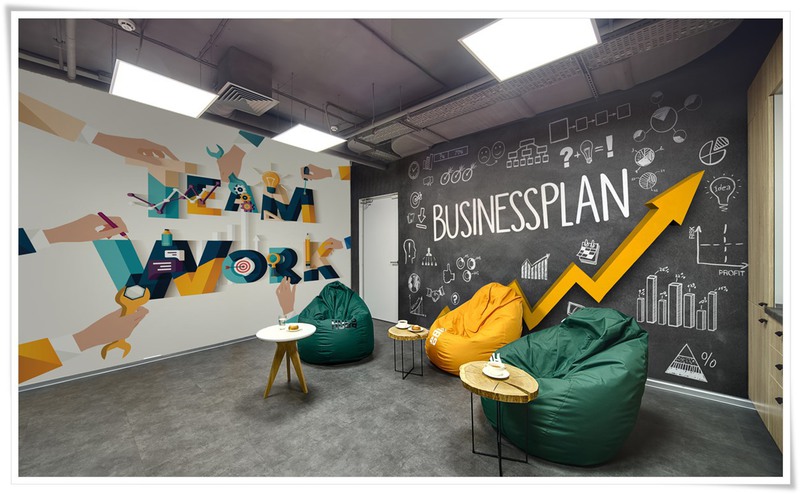 Aranżacja biur, open space, coworking_Dekea