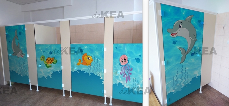 Folia dekoracyjna Art Stick do toalety dziecięcej