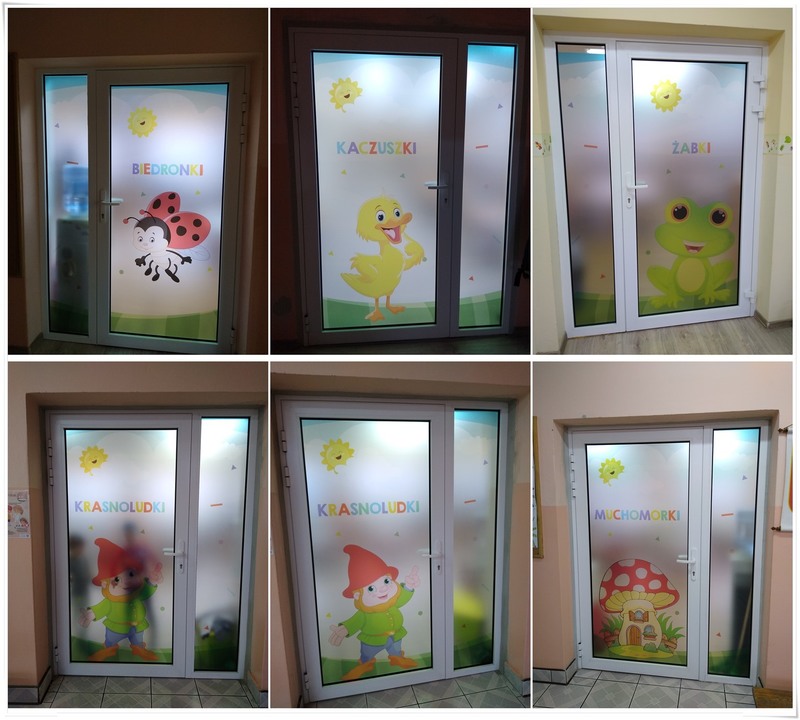 Folia okienna_ dekoracja do przedszkola